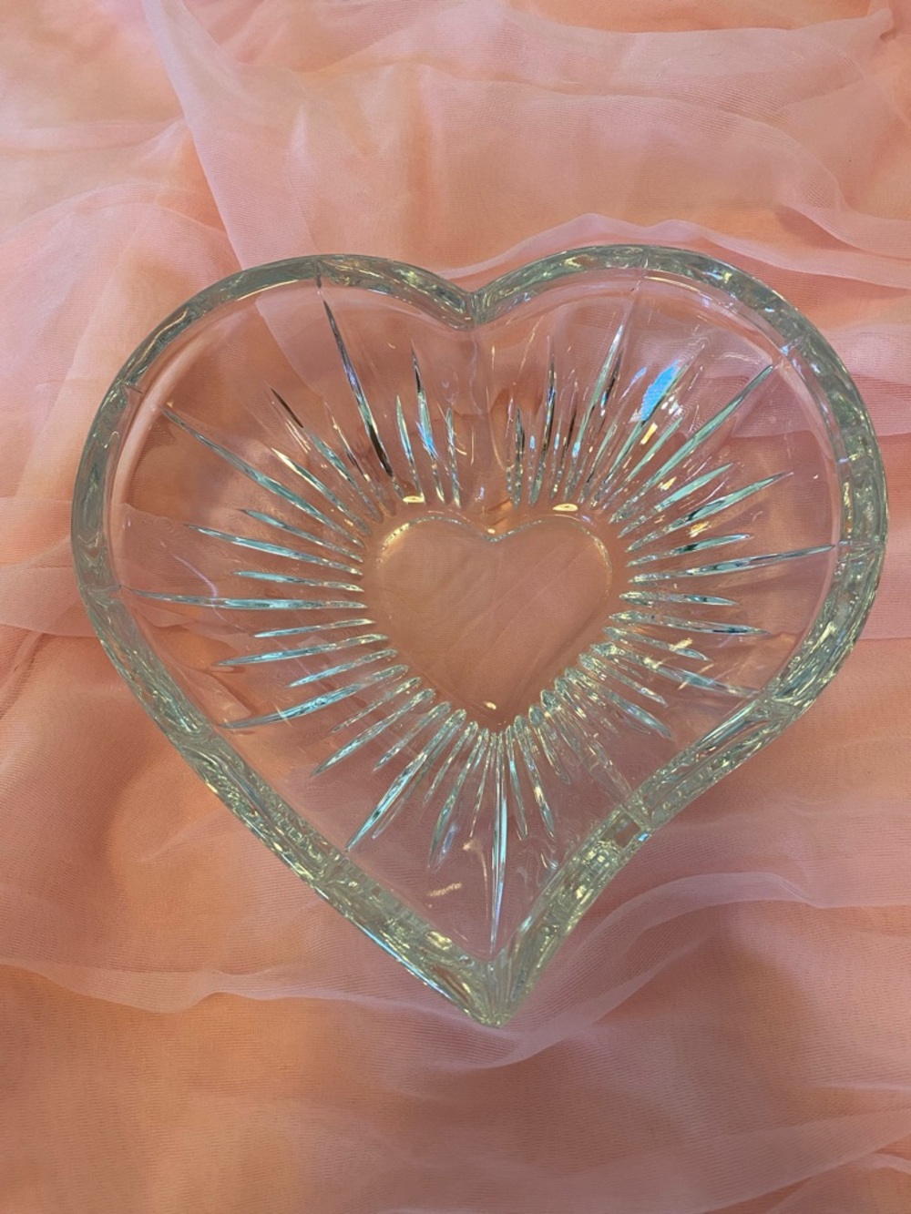 MIKASA FULL LEAD CRYSTAL CANDY DISH